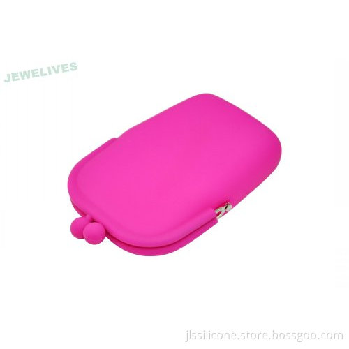 Promotional Silicone Coin Bag In Candy Color 